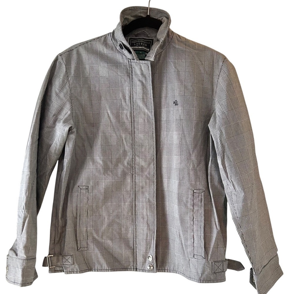 Lauren Ralph Lauren Herringbone Bomber Jacket